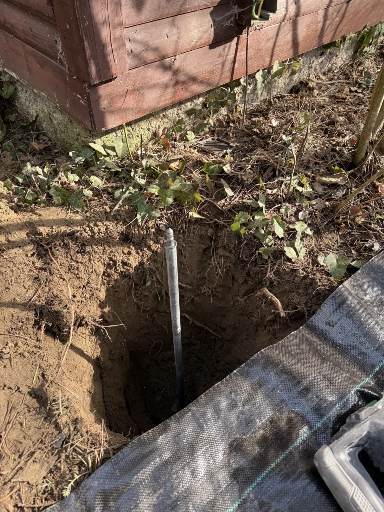 Földelőszonda telepítés családi háznál – biztonságos villamos földelés kialakítása